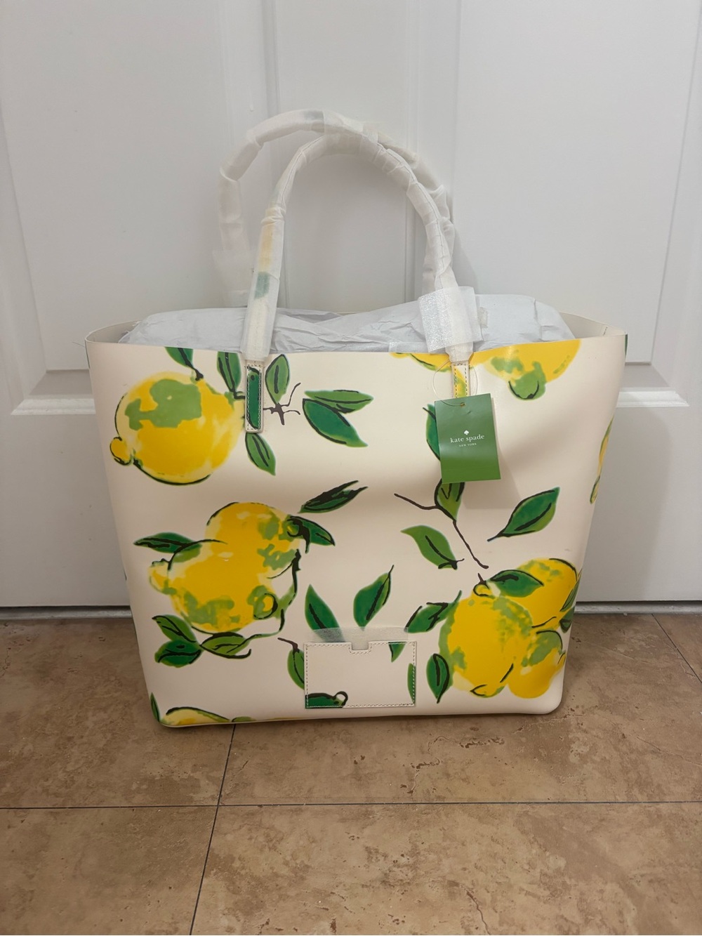 NWT Kate Spade Lemon Street Painterly Len Tote Bag - Picture 2 of 6